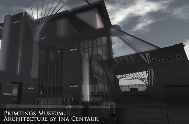 Primtings Museum, 3d paintings gallery; Creative Postmodern Architecture by Ina Centaur